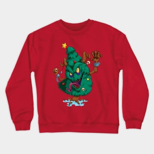 Evil Christmas Tree Crewneck Sweatshirt